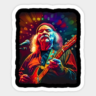 David Crosby Sticker